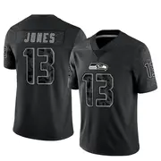 Men's Black Limited Josh Jones Seattle Reflective Jersey