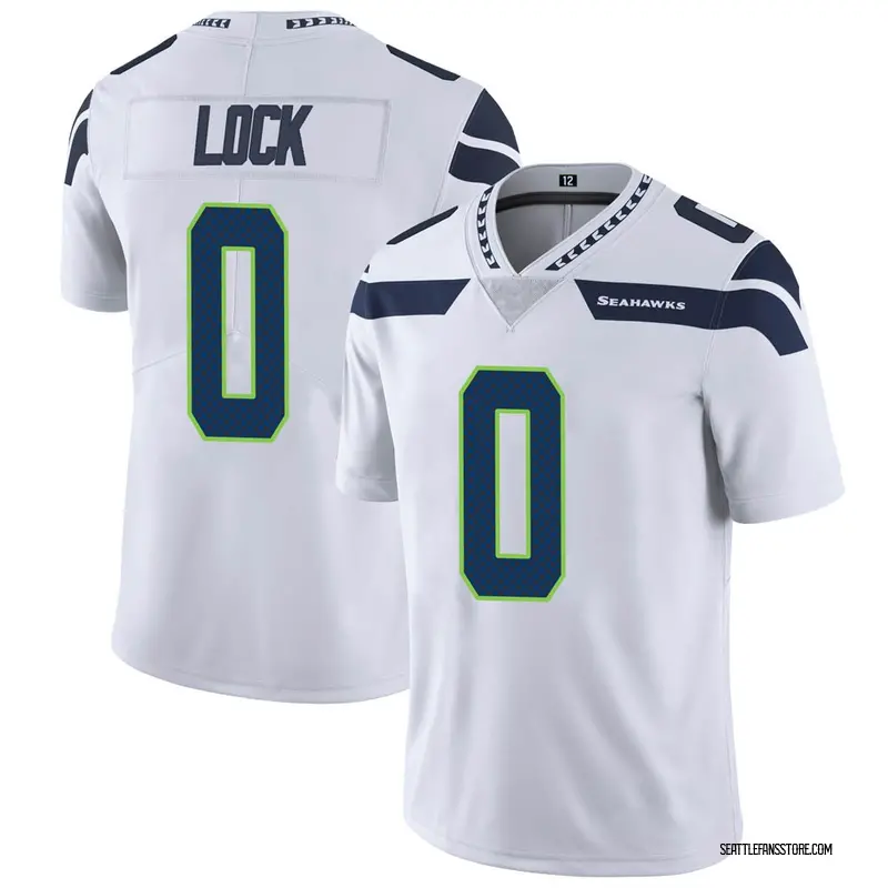 Youth White Limited Drew Lock Seattle Vapor Untouchable Jersey